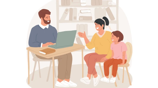 counselor helping in profile building for study abroad