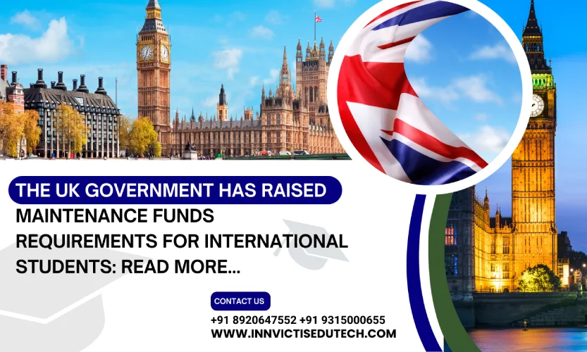 banner for blog - The UK Government has raised Maintenance Fund Requirements
