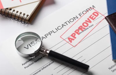 visa application form image