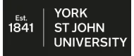 York St John university logo